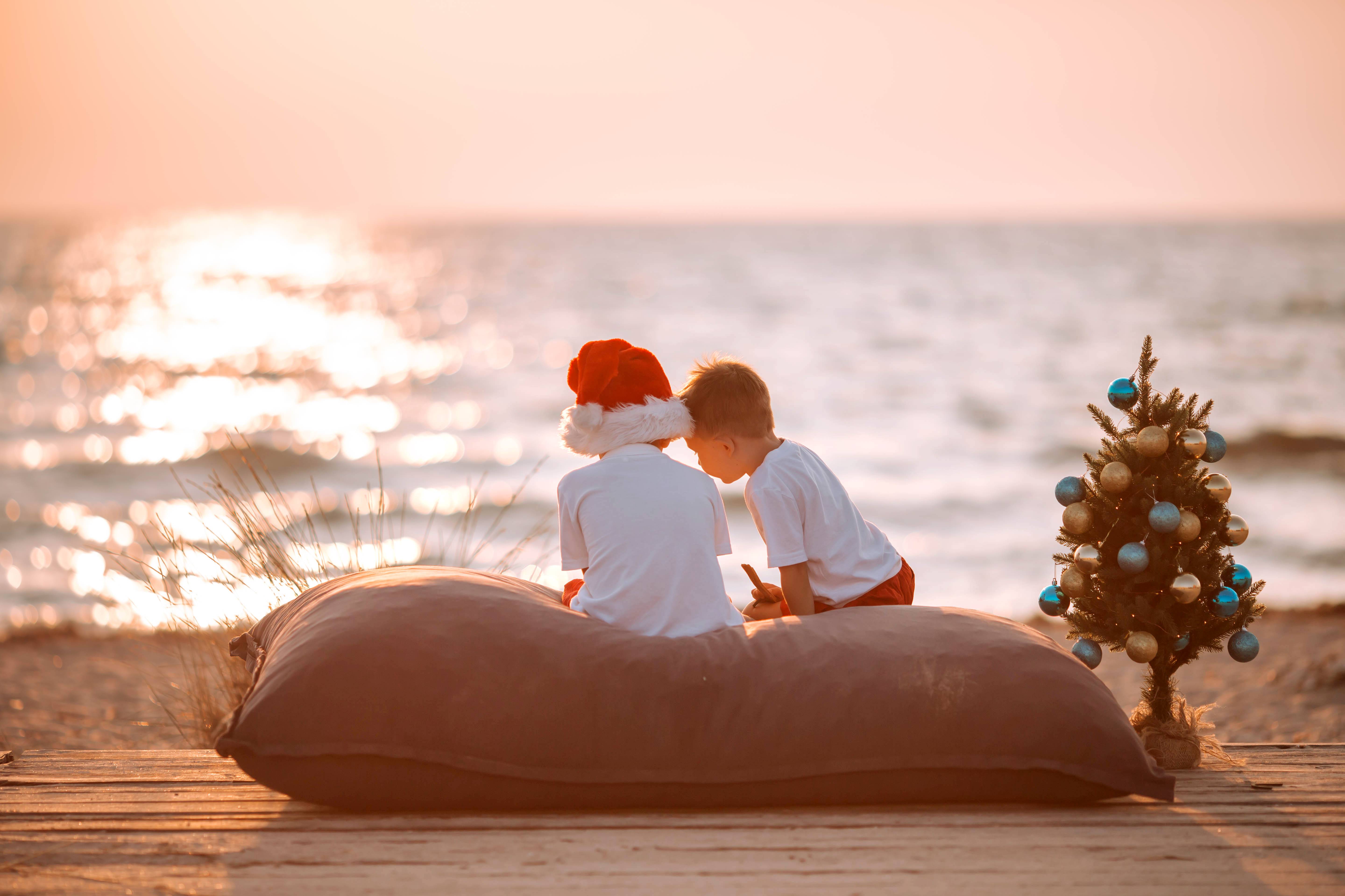 Noël en famille sous le soleil californien-Image