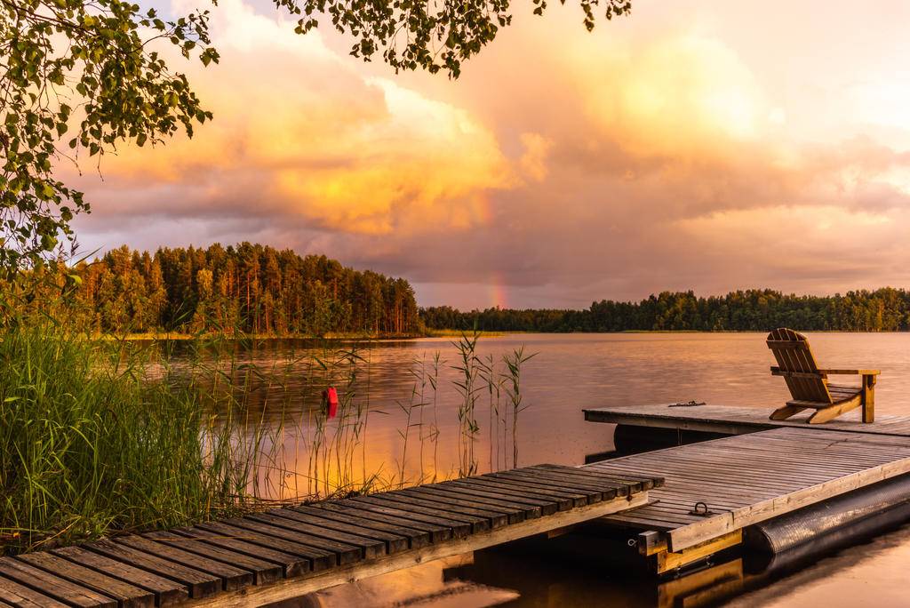 Parenthèse d'été dans les grands lacs de Finlande-Image