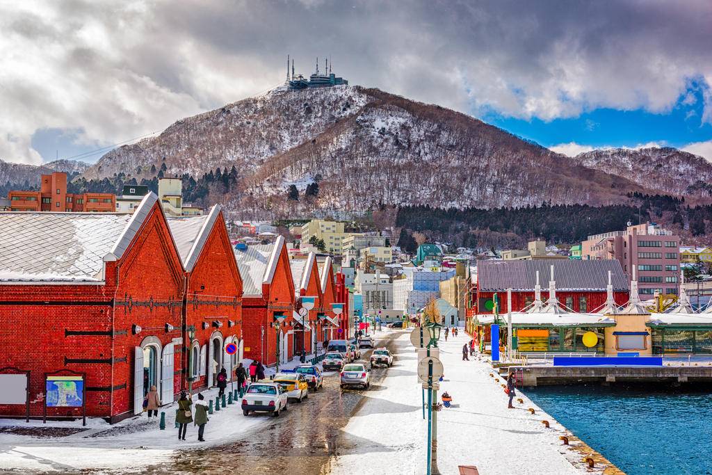 Tokyo et l'île d'Hokkaido en hiver-Image