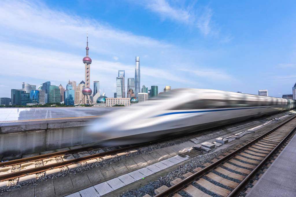 Grands sites de la Chine en train -Image