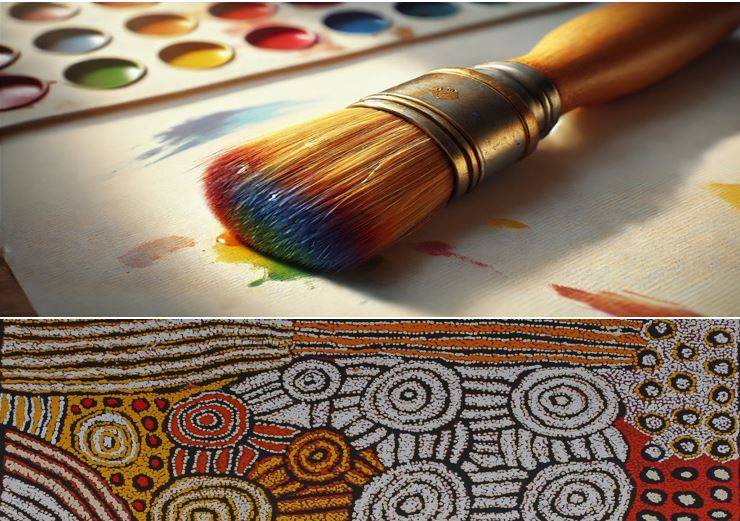 « Dot painting », atelier créatif à travers l'art aborigène.