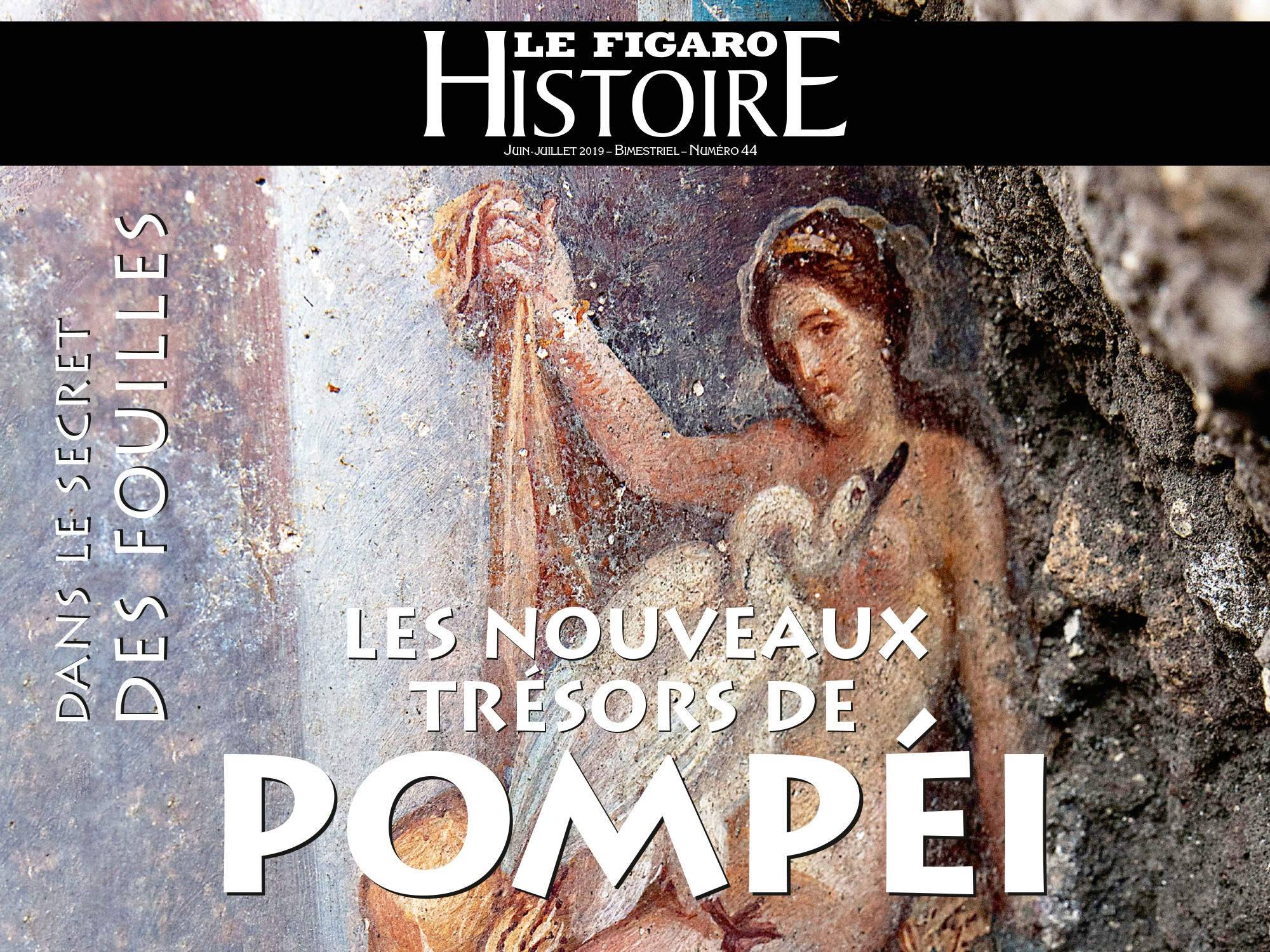 Les nouveaux trésors de Pompéi dans le Figaro Histoire