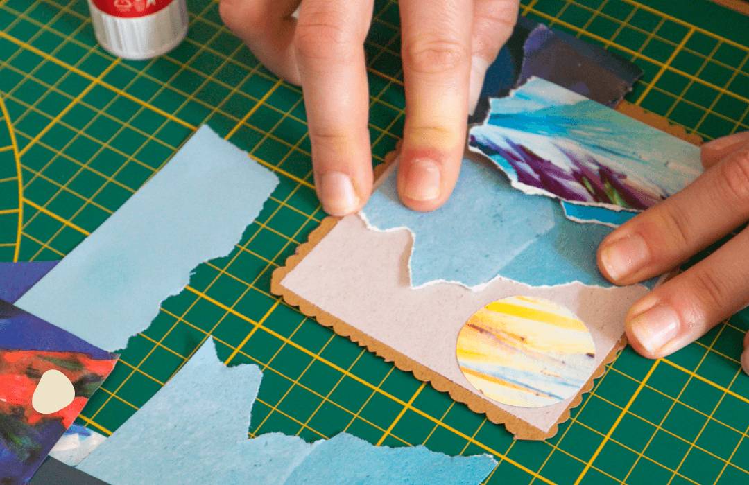 Atelier de collage avec Marlène, fondatrice de Mojo Kréa