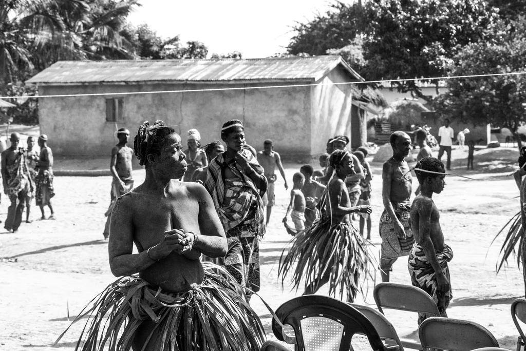 Cérémonie Vaudou dans le village de Vakpo