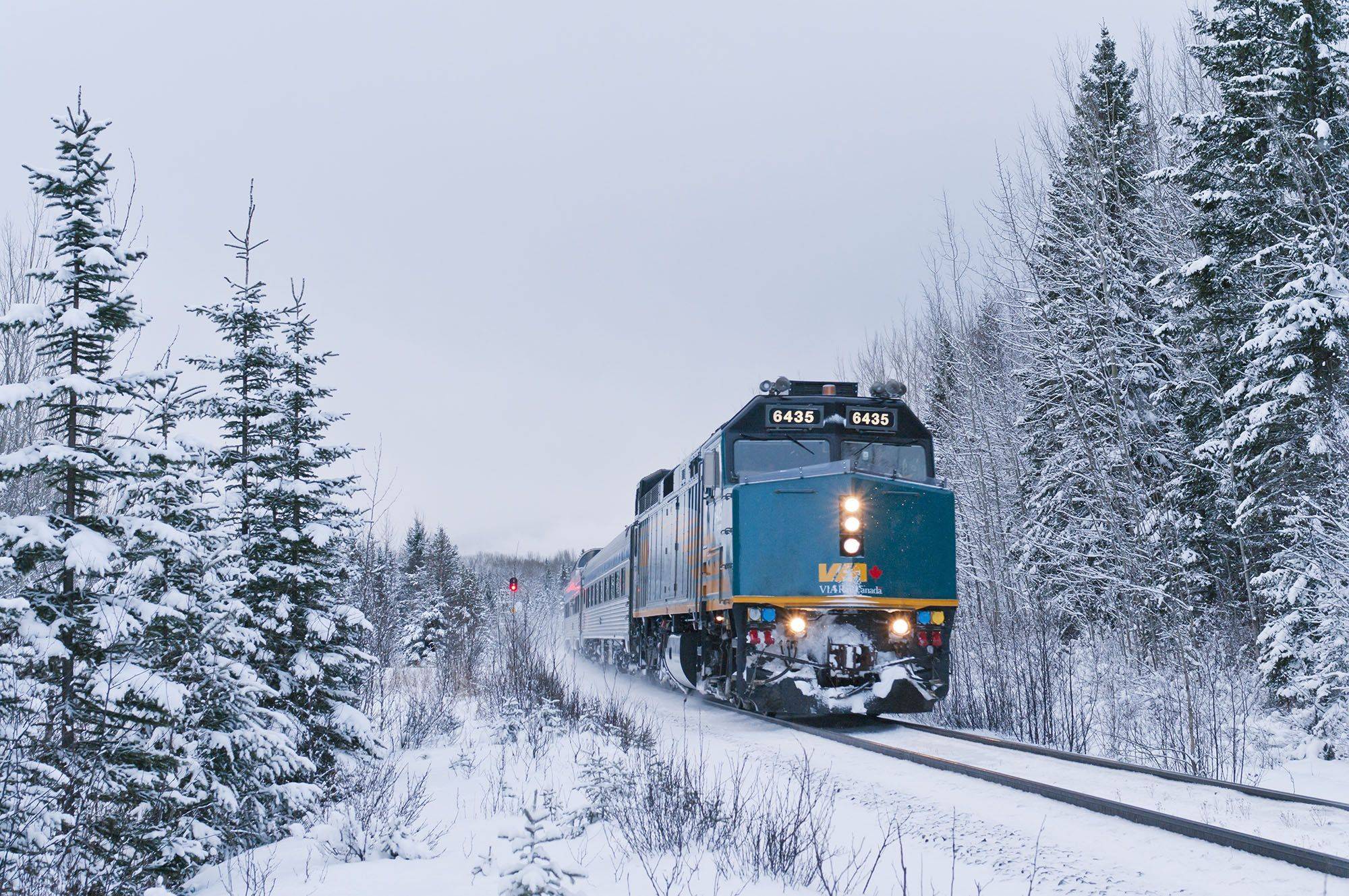 Voyage en Train au Canada