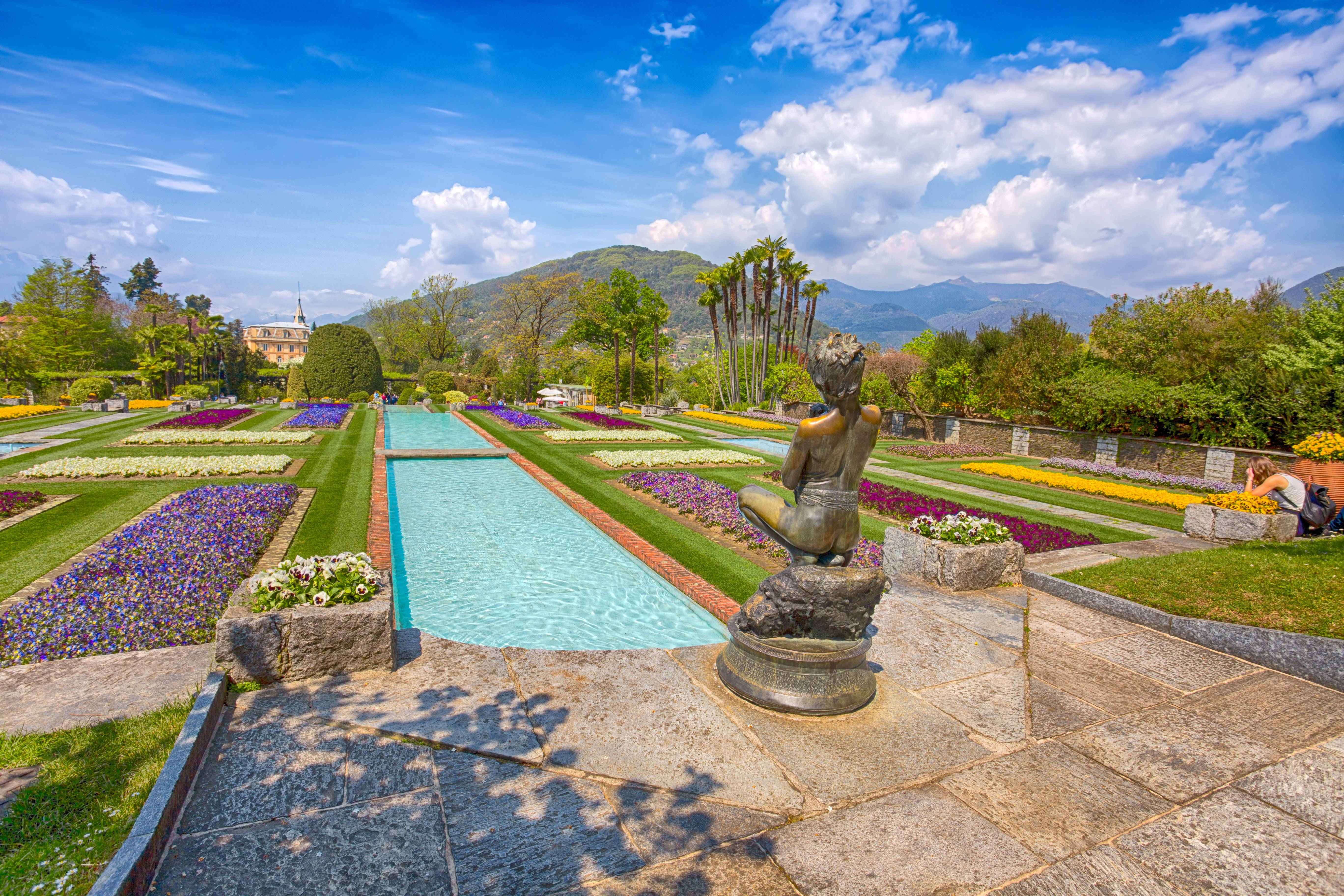 Jardins baroques des lacs italiens-Image
