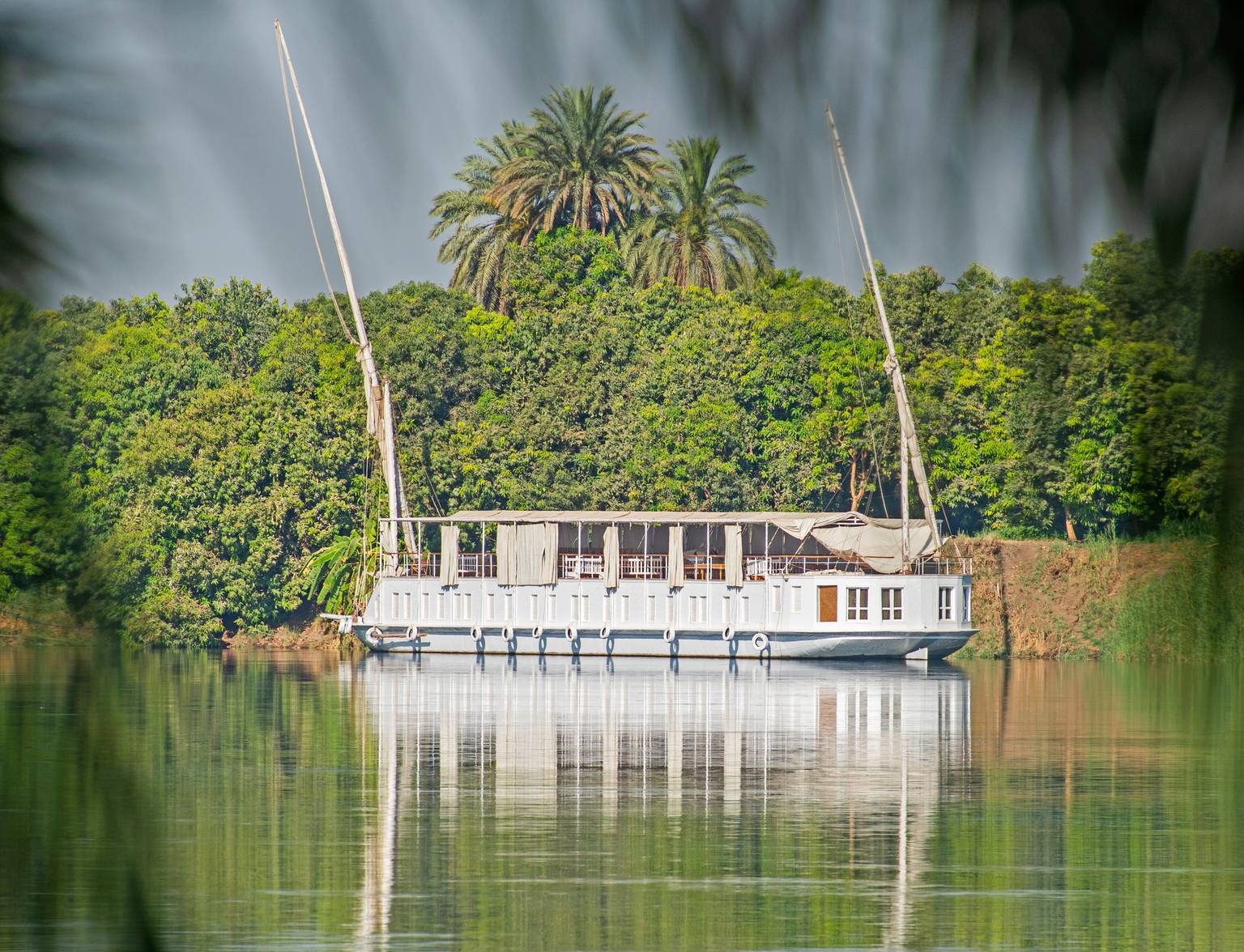Le Nil à bord d'une Dahabiya-Image